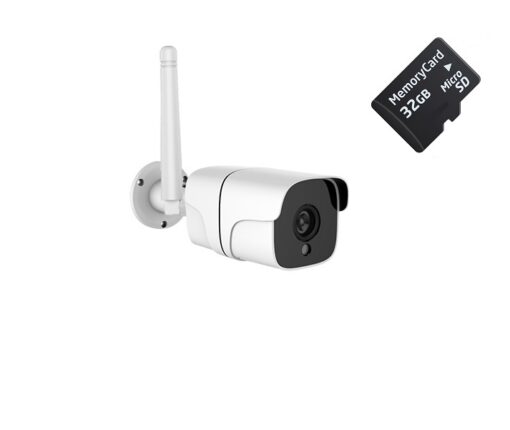 Camera supraveghere IP wireless full HD 1920×1080 VRC 400 card SD 32 GB inclus carcasa aluminiu