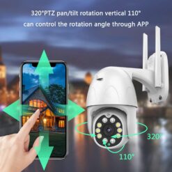 Camera supraveghere dome IP wireless exterior full HD VITEVISION IP9085 notificaresi poza pe email auto tracking
