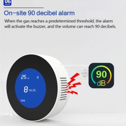 Senzor inteligent wireless OCVITEH ® detectie gaz aplicatie Smart Life Tuya