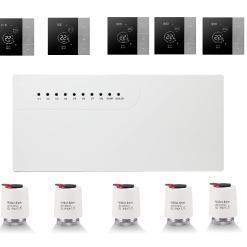 Sistem automatizare incalzire in pardoseala centru de comanda ,4 termostate inte...