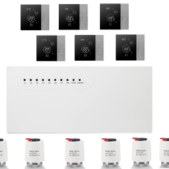 Sistem automatizare incalzire in pardoseala centru de comanda ,6 termostate inte...