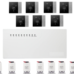 Sistem automatizare incalzire in pardoseala centru de comanda ,7 termostate inte...